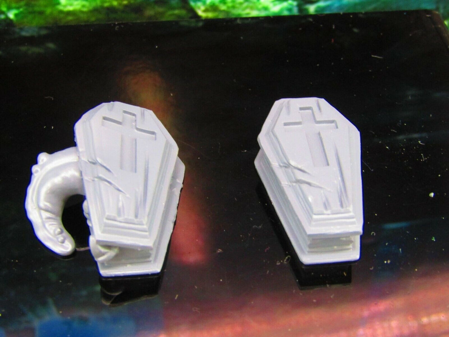 Coffin Casket Graveyard Mimic Monster Pair A Mini Miniature Model Character