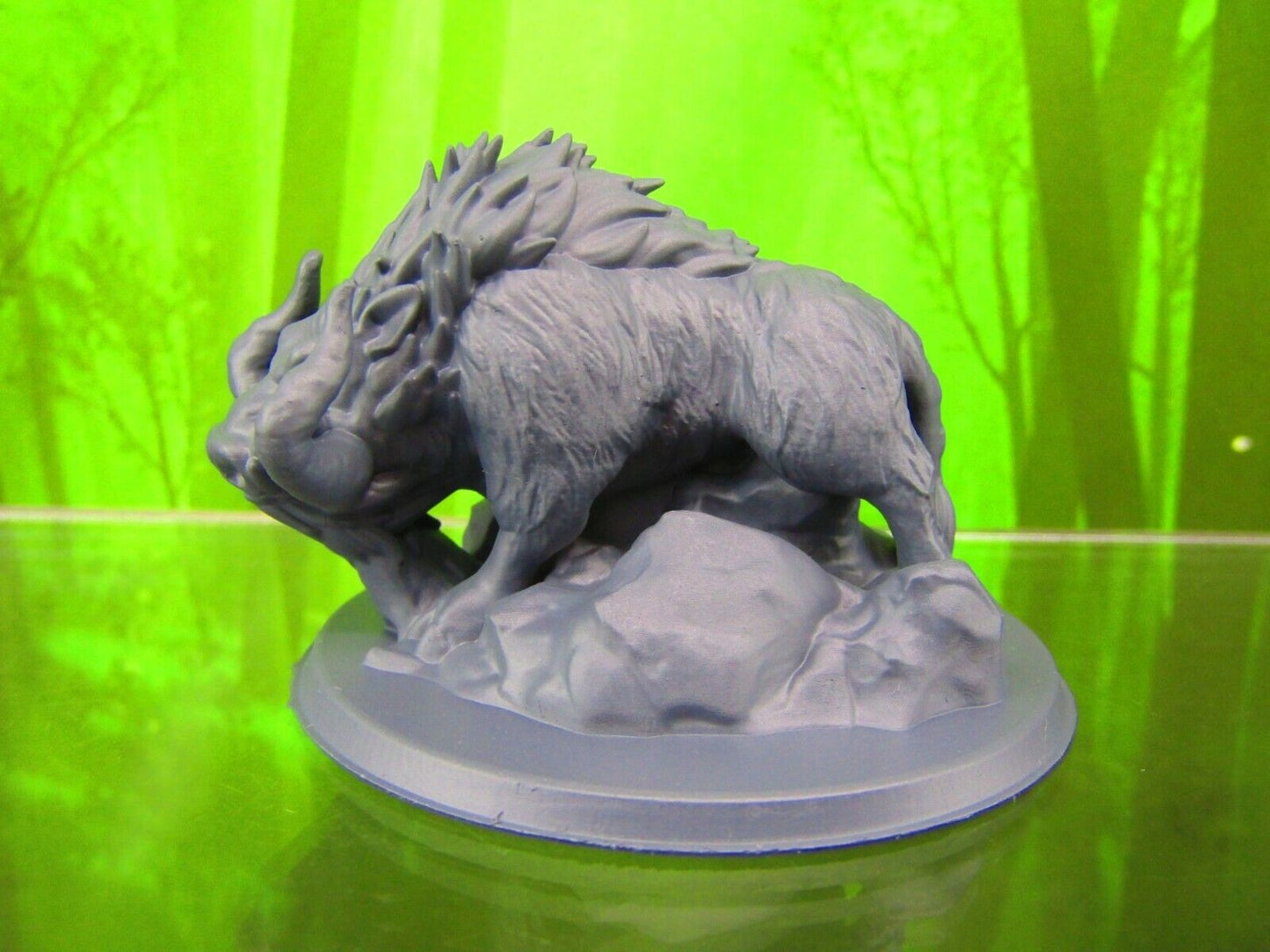 Dire Boar / Warthog Mini Miniatures 3D Printed Resin Model Figure 28/32mm Scale