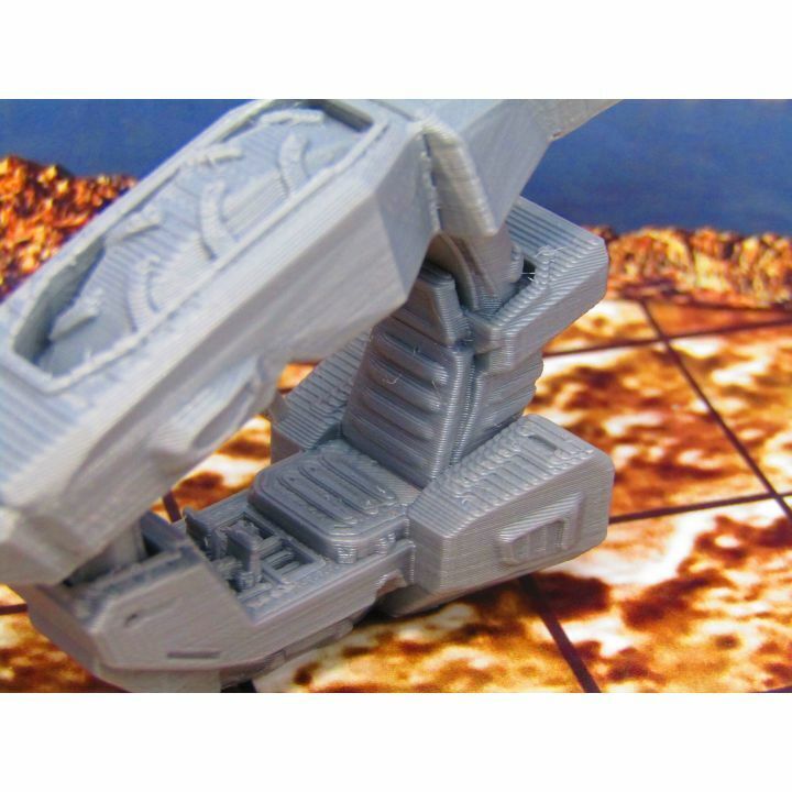 Pair of Single Wheel Bikes ATV Vehicles Terrain Scenery Miniature 3D Printed
