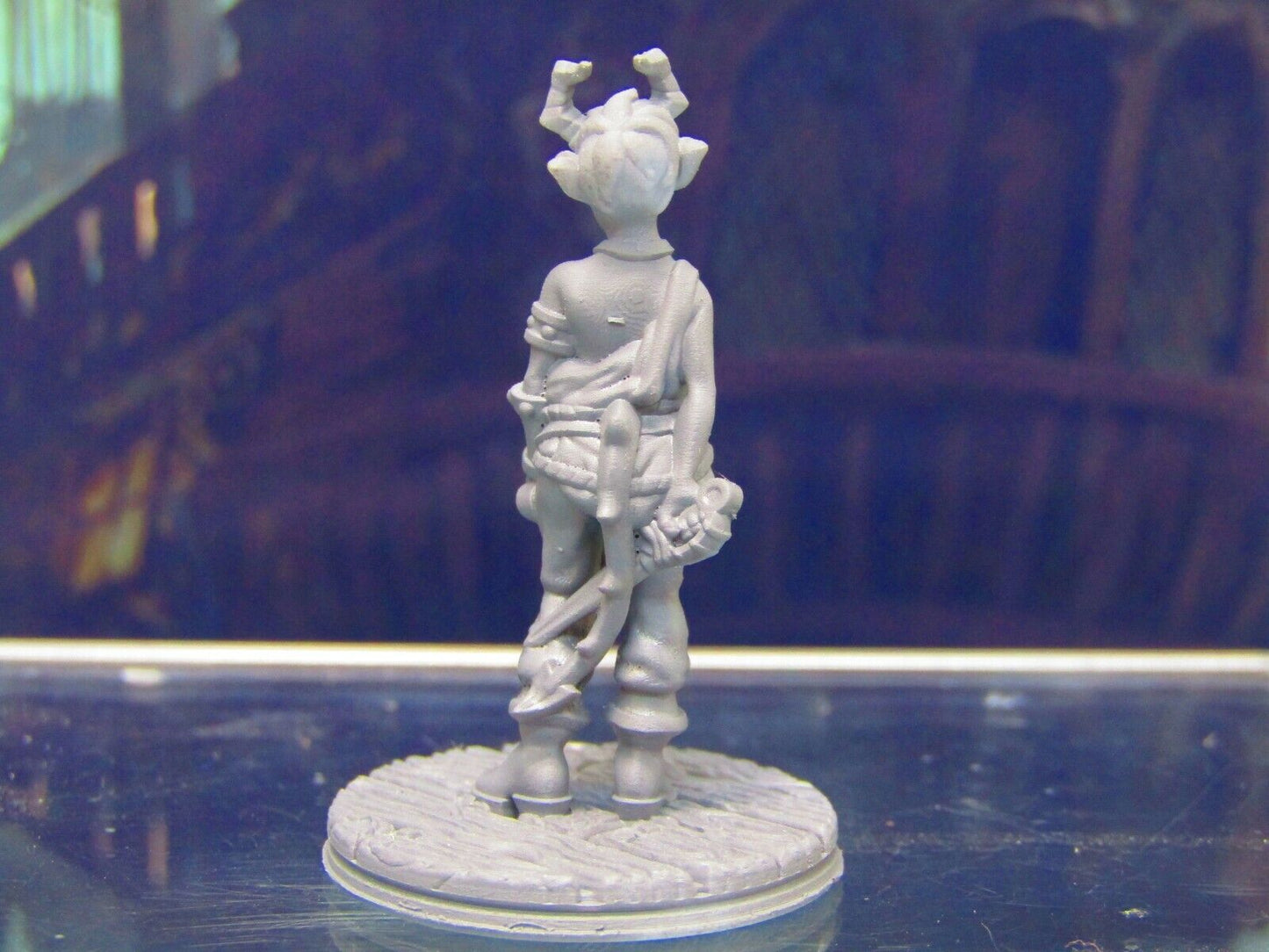 Demon Touched Female Pirate Dual Wielding Mini Miniature Figure 3D Printed Model