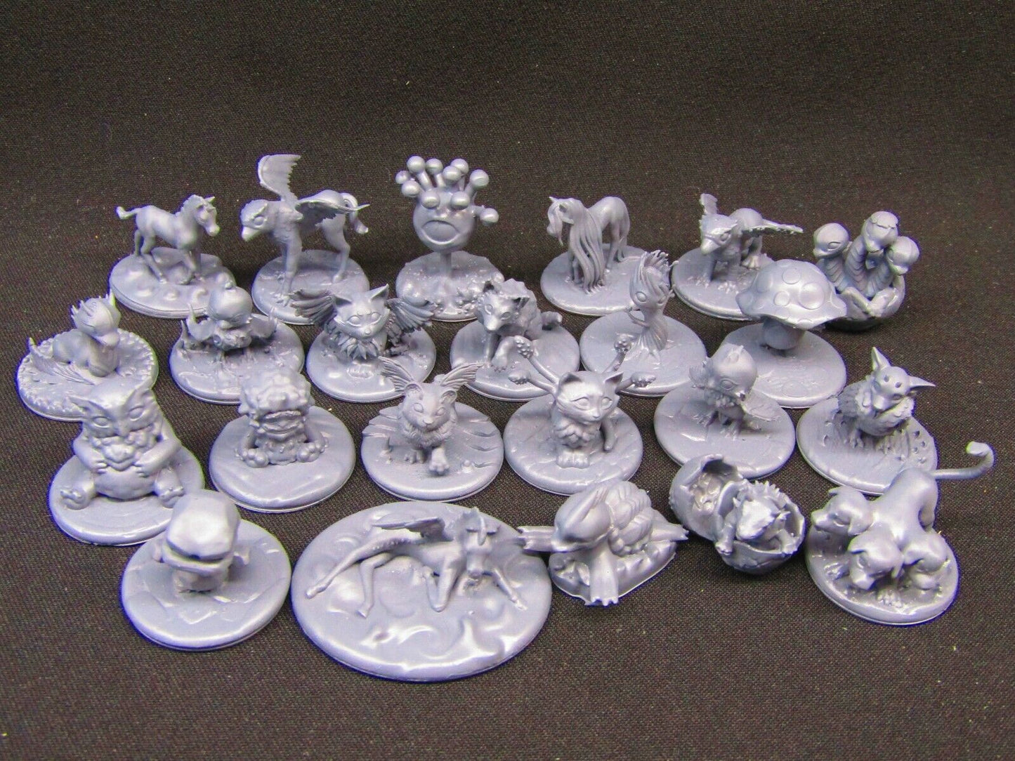 23 Piece Baby Beast Companion Sidekick Familiar Set Mini 3D Printed Model