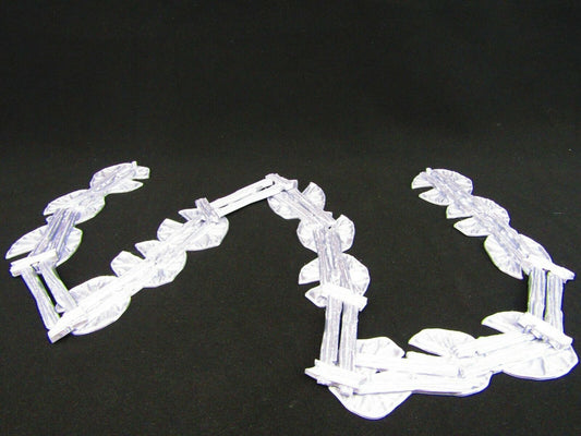 9pc Lilly Pad Boardwalk Walkway Swamp Water Crossing Scatter Terrain Scenery