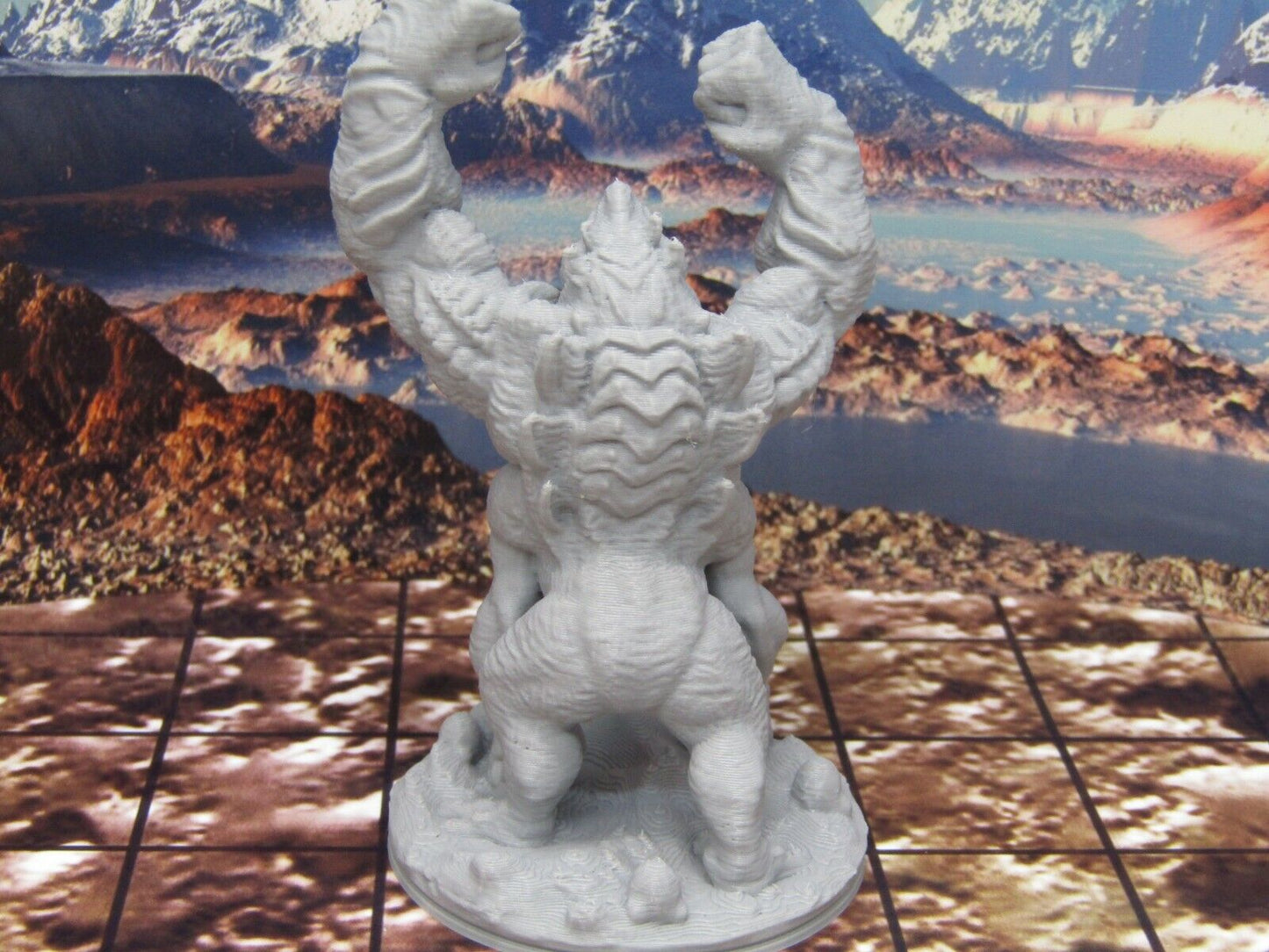 Alien Ape Gorilla 4 Armed Mutant Monster Encounter Mini Miniature Figure