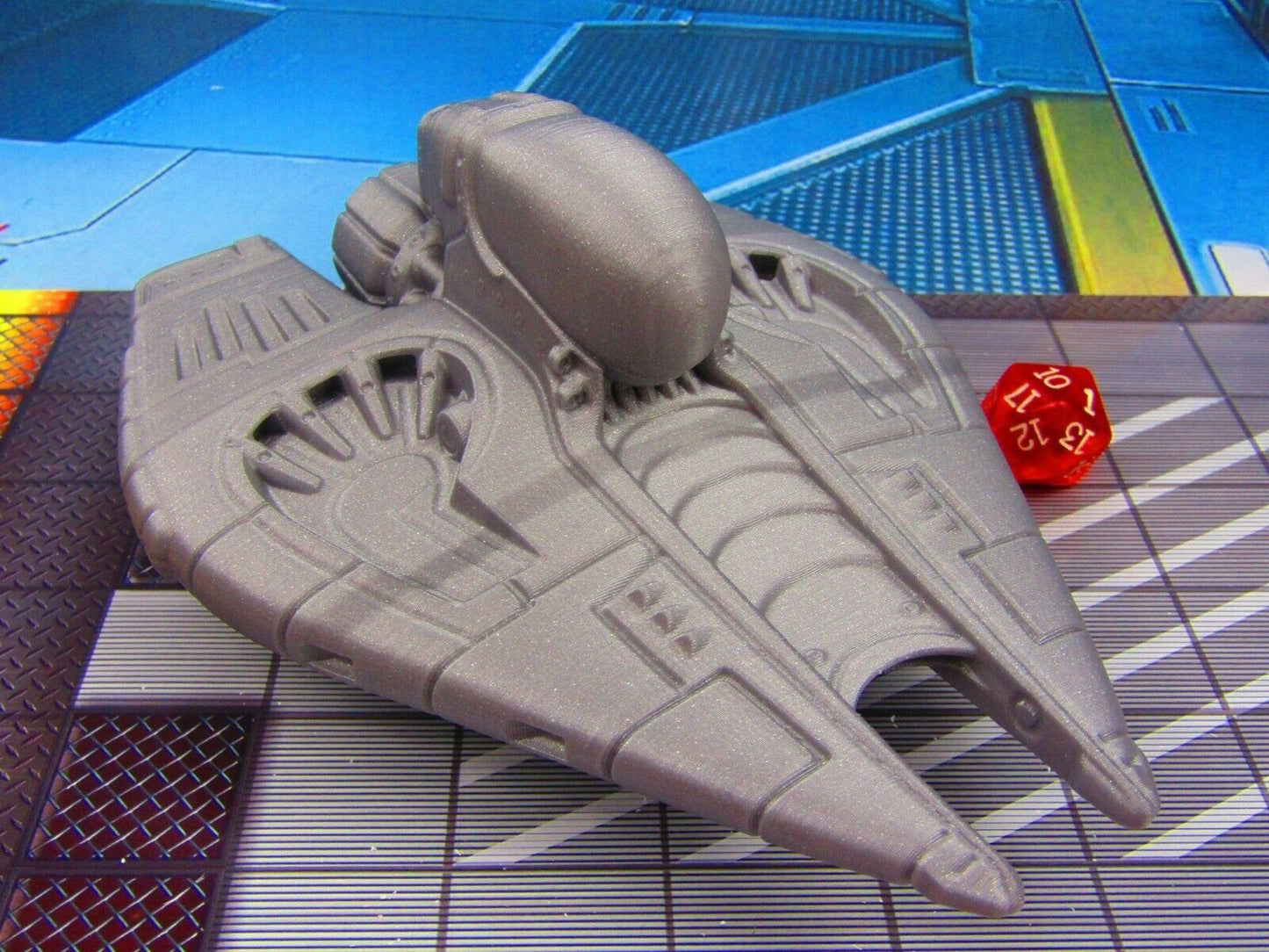 Space Ship Star Fighter A Scenery Scatter Terrain 3D Printed Model 28/32mm Scale
