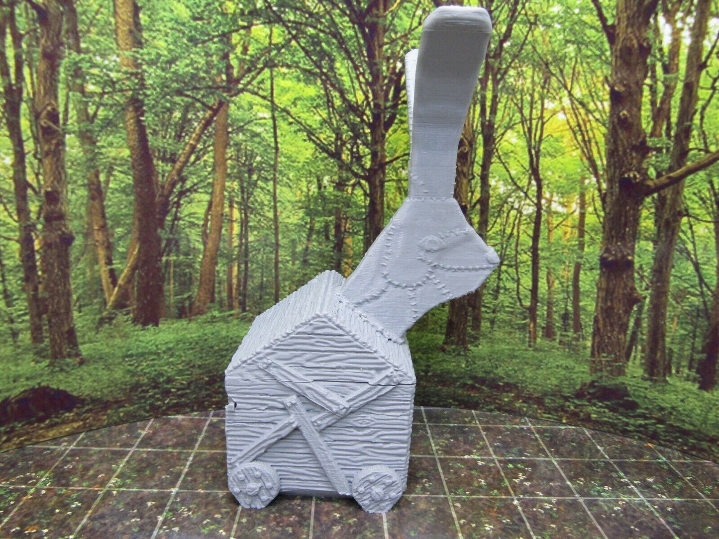 Trojan Siege Rabbit Miniature Mini Scenery Terrain 3D Printed Model D&D Piece