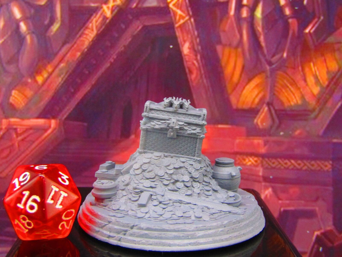 Dragon's Treasure Pile Trove Scatter Terrain Scenery Mini Miniature Model