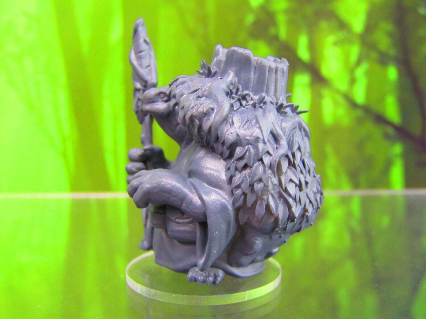 Tortle Druid Turtle Man Mini Miniature Figure 3D Printed Model 28/32mm Scale