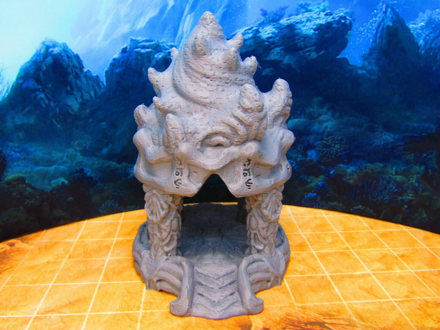 Merfolk Underwater City Altar Gazebo Building Scenery Scatter Terrain Props