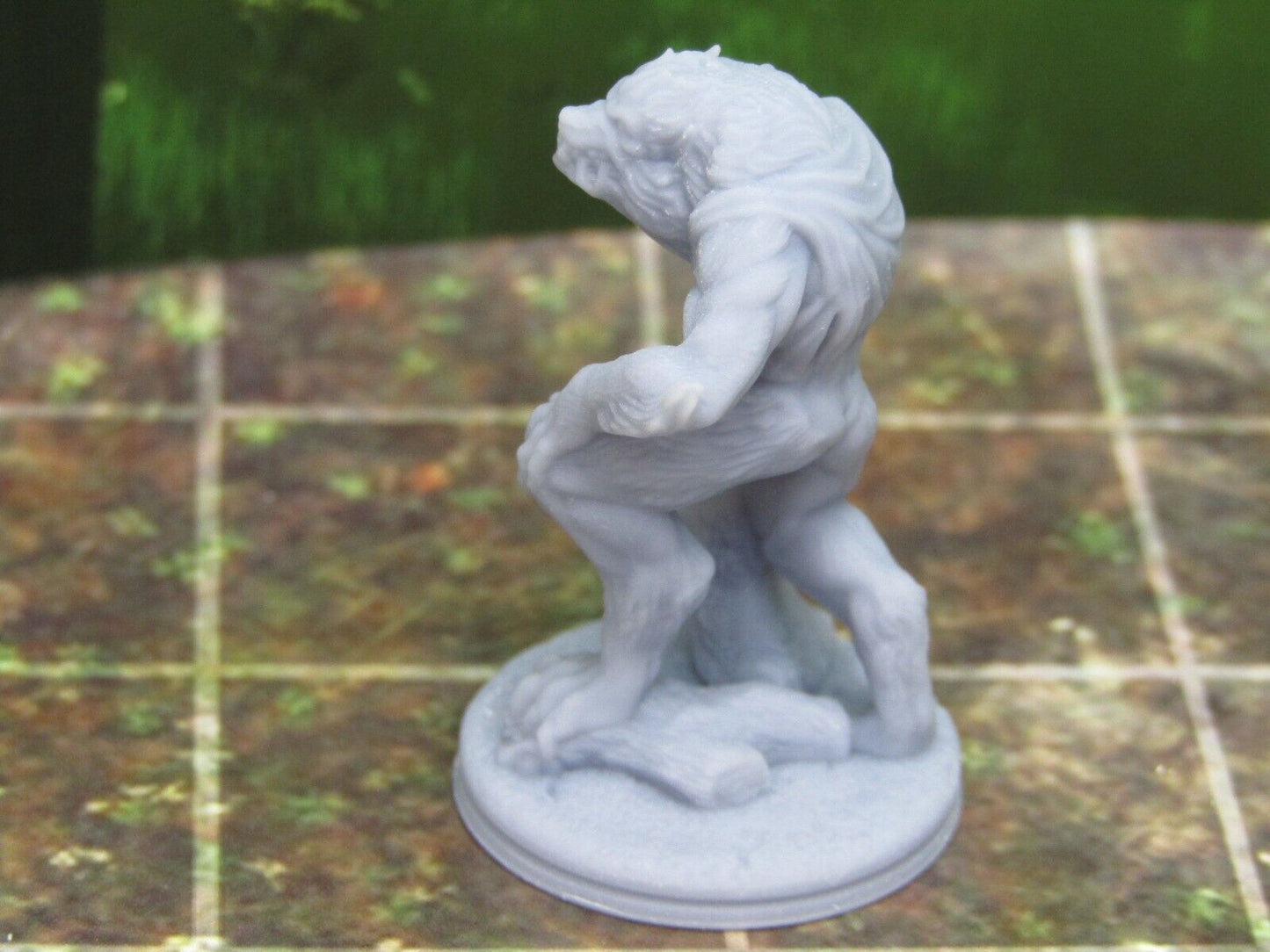 Prowling Werewolf Miniature Mini 3D Printed Resin Model RPG Tabletop Gaming D&D