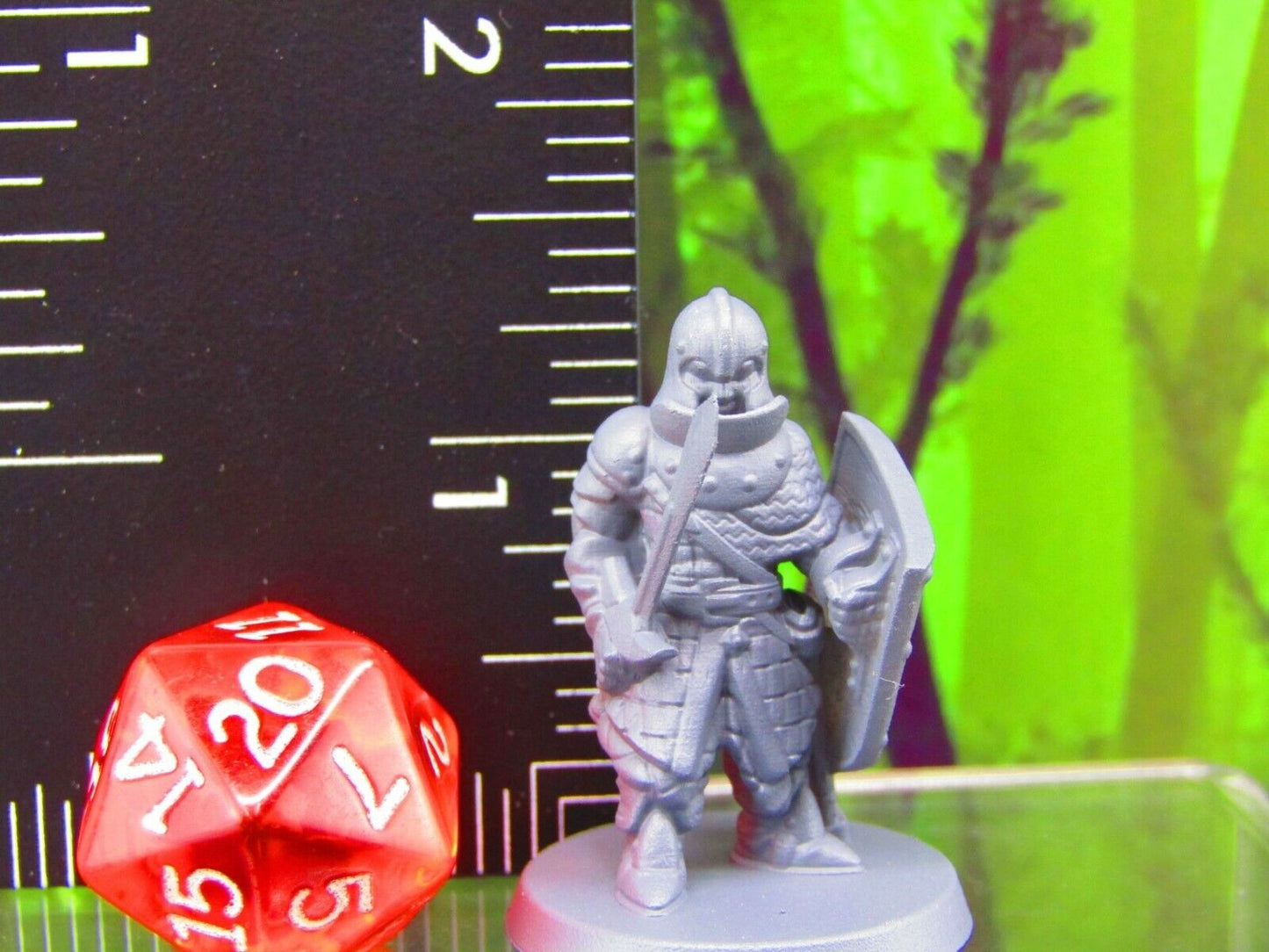 Town Guard Infantry Fighter Mini Miniatures 3D Printed Resin Model Figure