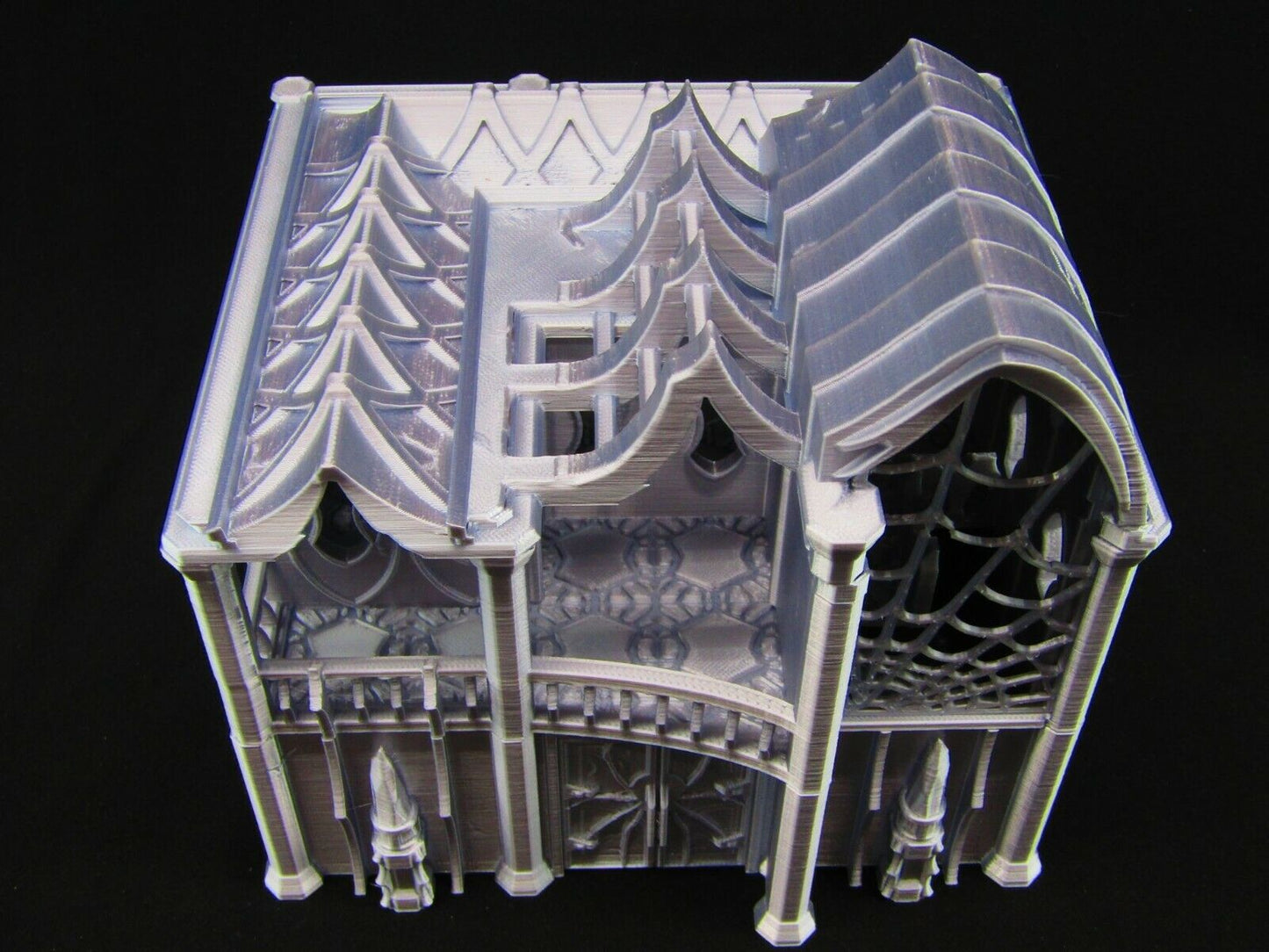 Dark Elf Nobles House Mansion Scatter Terrain Scenery 3D Printed Mini Miniature