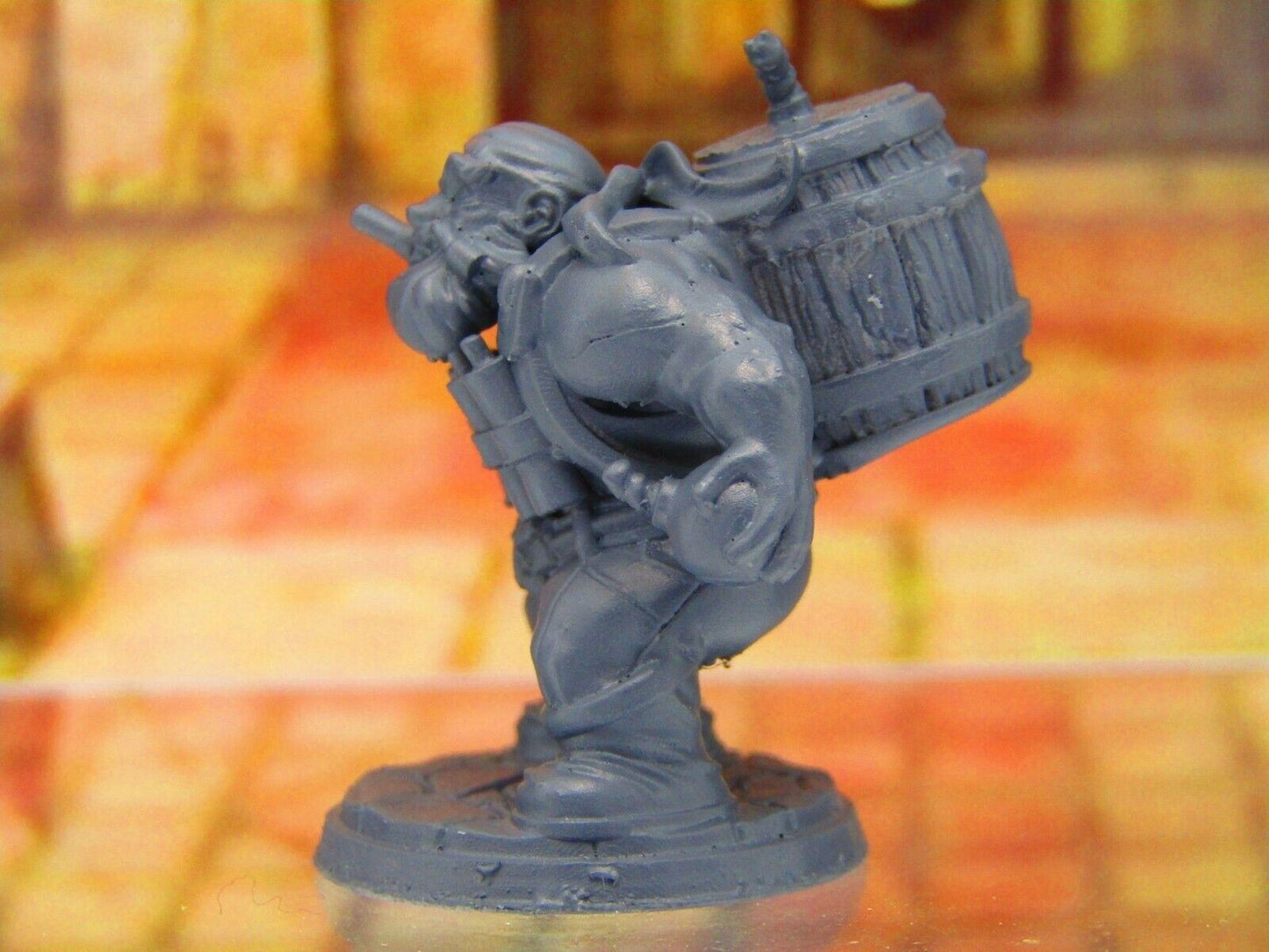 Dwari the Dynamiter Bomber Explosives Dwarf Mini Miniatures 3D Printed Model