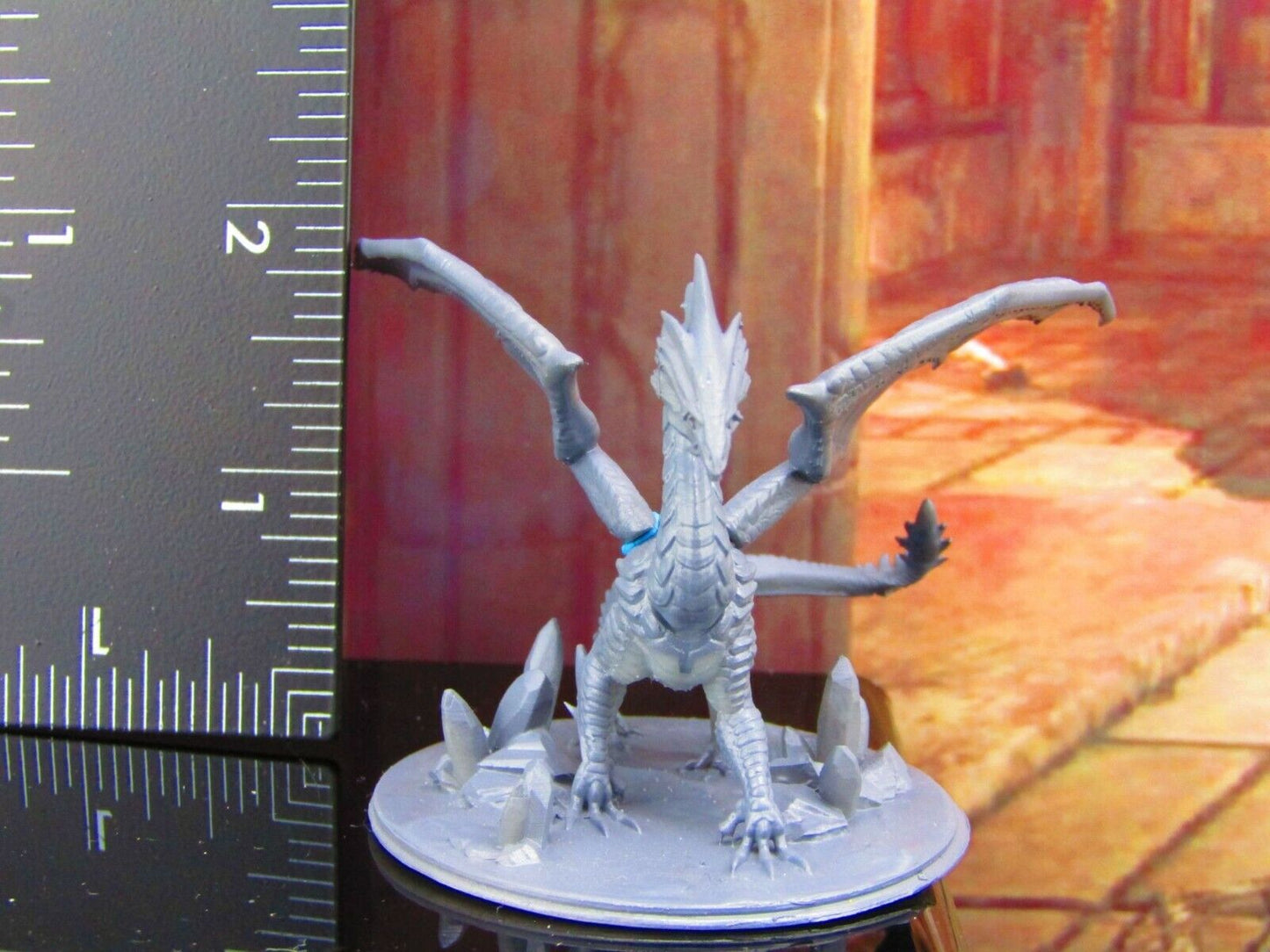Underground Cave Dragon of the Depths Mini Miniature Model Character Figure