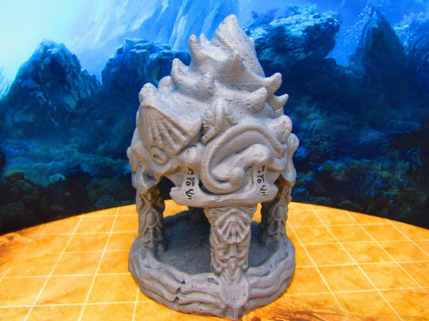 Merfolk Underwater City Altar Gazebo Building Scenery Scatter Terrain Props