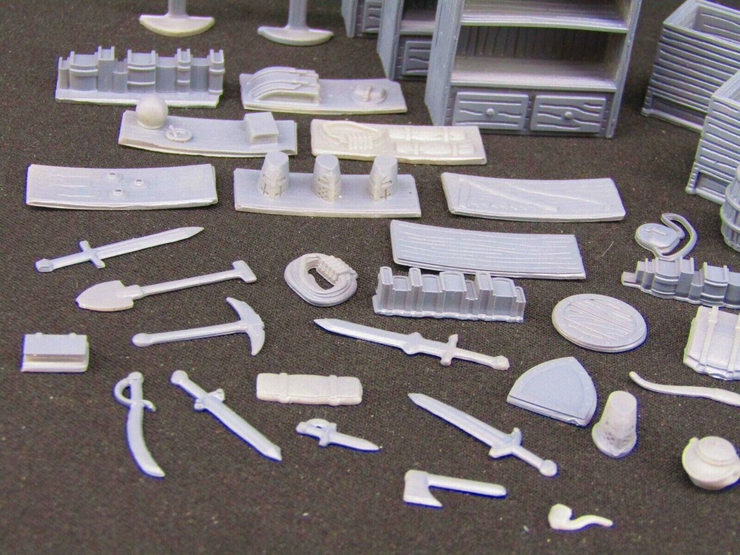 Merchant Weapon Trader Equipment Shop Items Scatter Terrain Props Scenery 3D