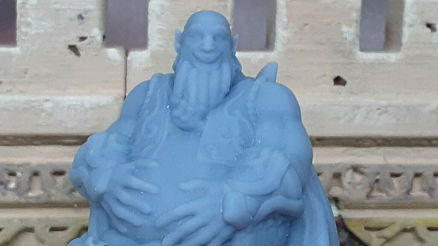 Air Genie Djinn W/ Lamp Mini Miniatures Figure Tabletop Game 3D Printed Resin