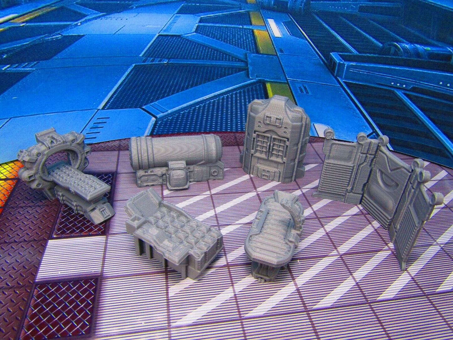 6 pc Doctor's Medical Med Bay Miniature Scatter Terrain Scenery 3D Printed 28/32