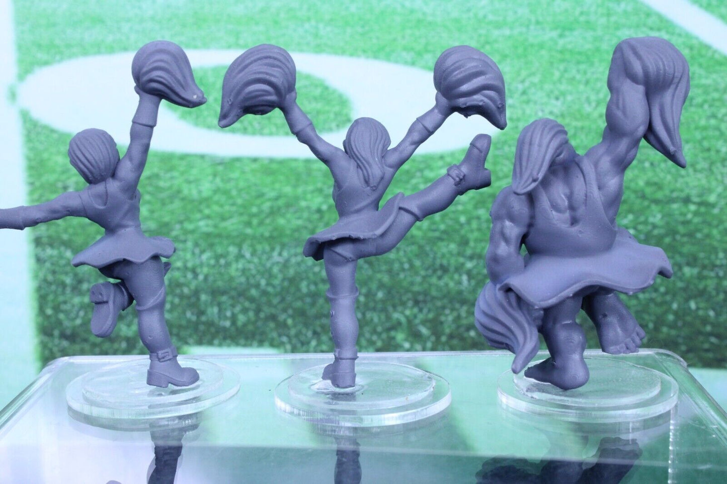 6PC Cheerleaders Mini Miniature RPG Tabletop Blood Fantasy Football Bowl Team