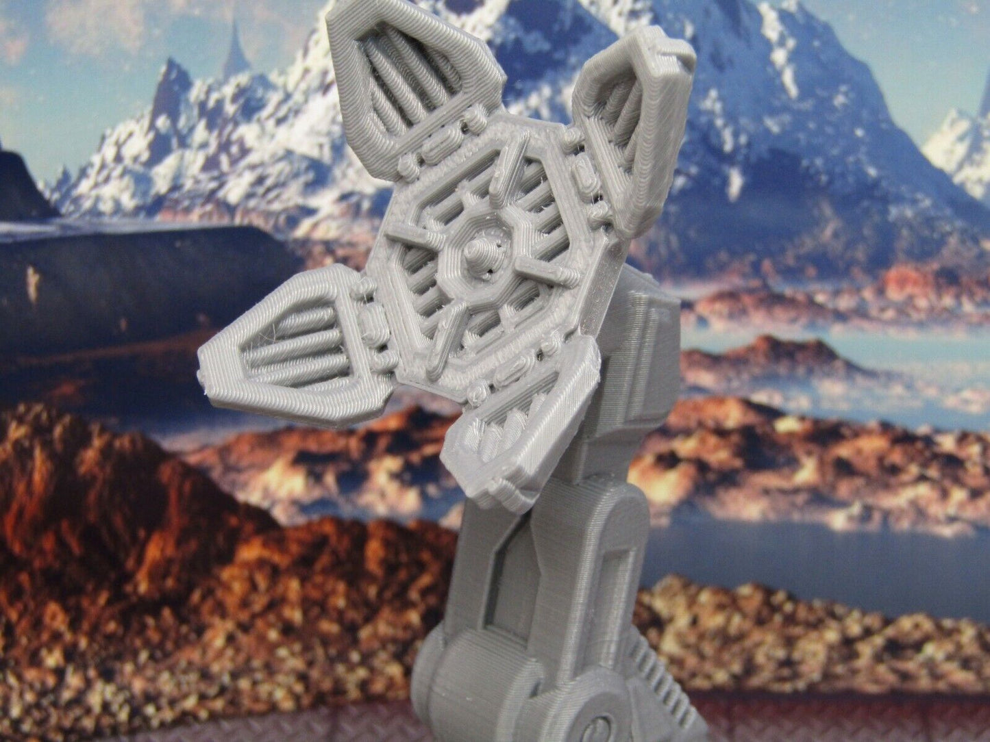 Com Tower Radio Beacon Post Scatter Terrain Scenery Miniature 3D Printed Model
