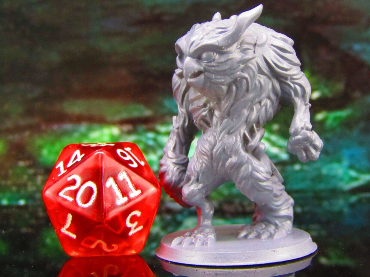 Undead Zombie Owl Bear Monster Mini Miniature Model Character Figure