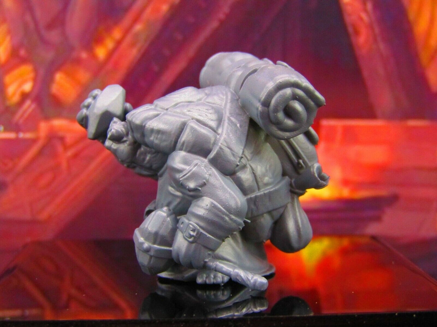 Tortle Artificer Archaeologist Scientist Mini Miniature Model Character Figure
