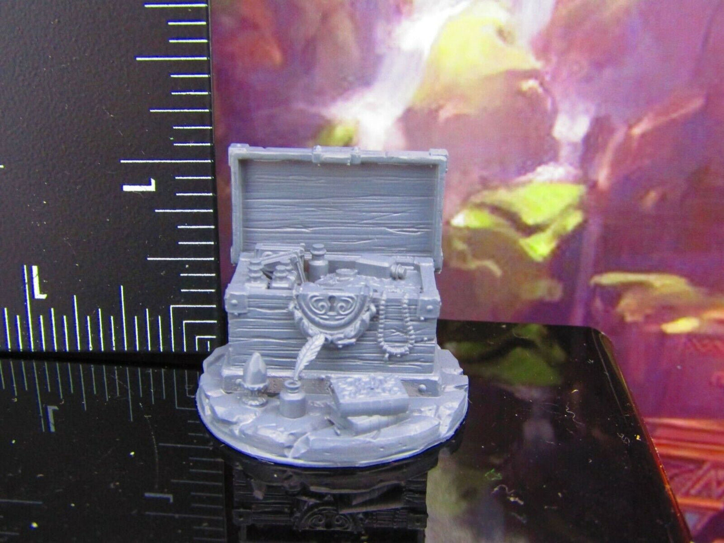 Alchemist Mad Scientist Treasure Chest Scatter Terrain Scenery Mini Miniature