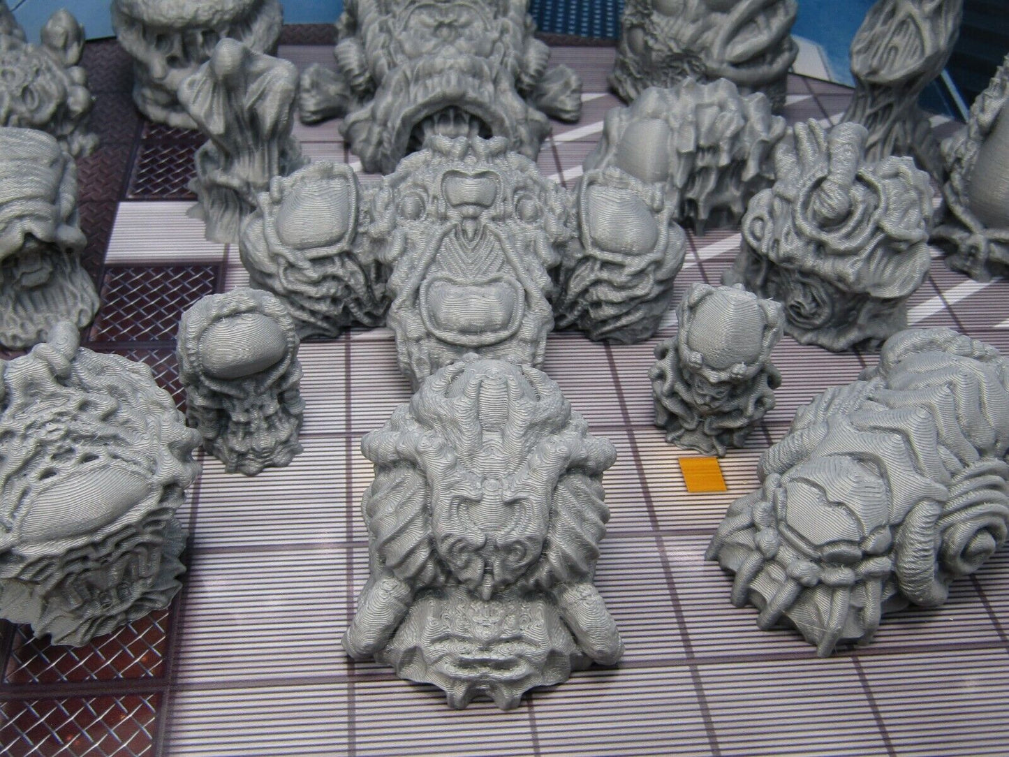 Alien Bio Space Ship Organic Scatter Terrain Scenery Miniature 3D Printed Model