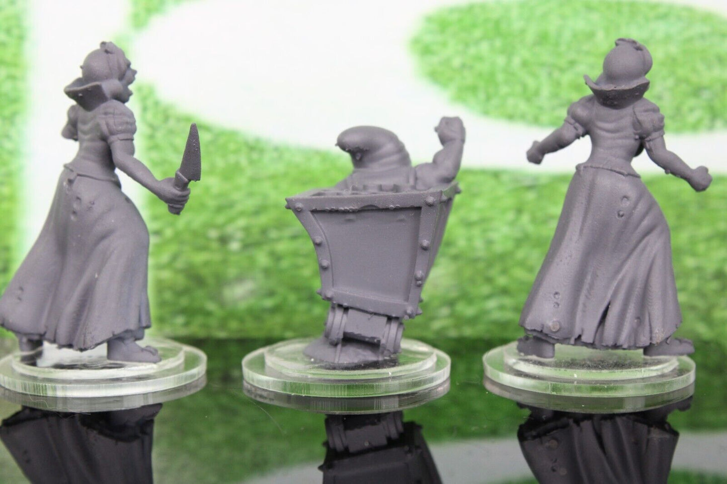 3pc Snow White & Dwarf Mini Miniature Player Blood Fantasy Football Bowl BB