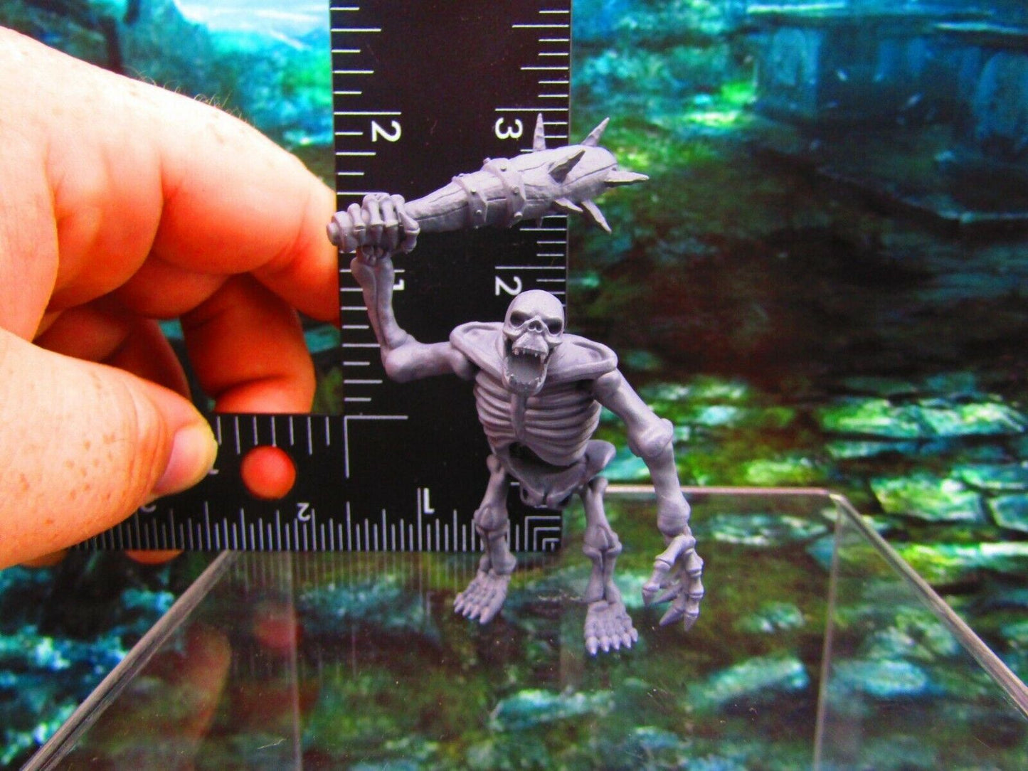 Undead Skeletal Ogre Skeleton Mini Miniatures 3D Printed Model 28/32mm Scale RPG