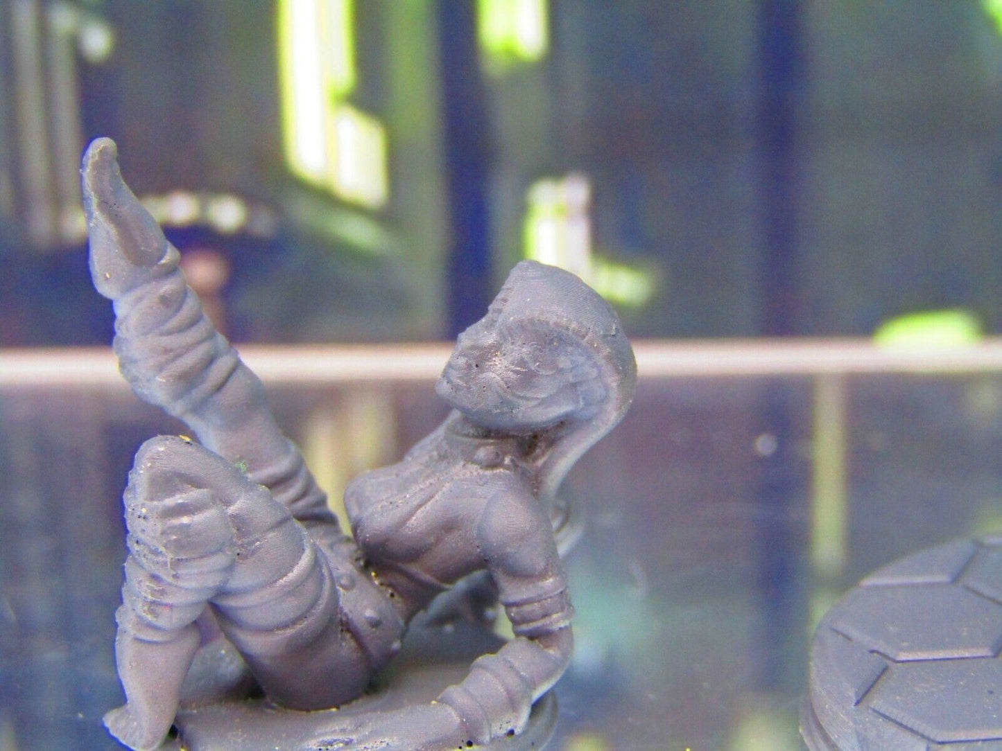 Alien Night Club Dancer Stripper w/ Holograms Mini Miniature Figure 3D Printed