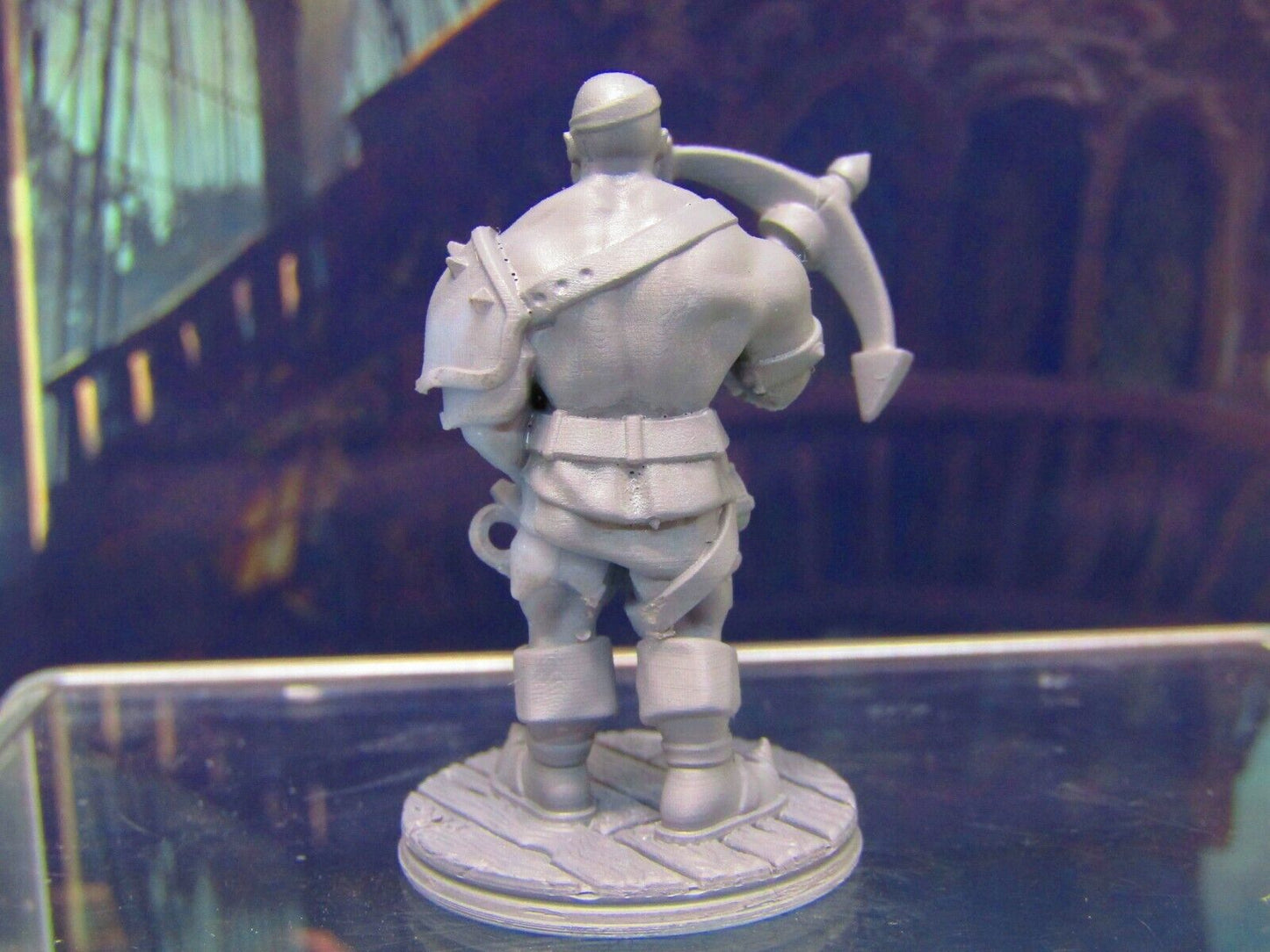 Pirate Muscleman Mini Miniature Figure 3D Printed Model 28/32mm Scale Fantasy