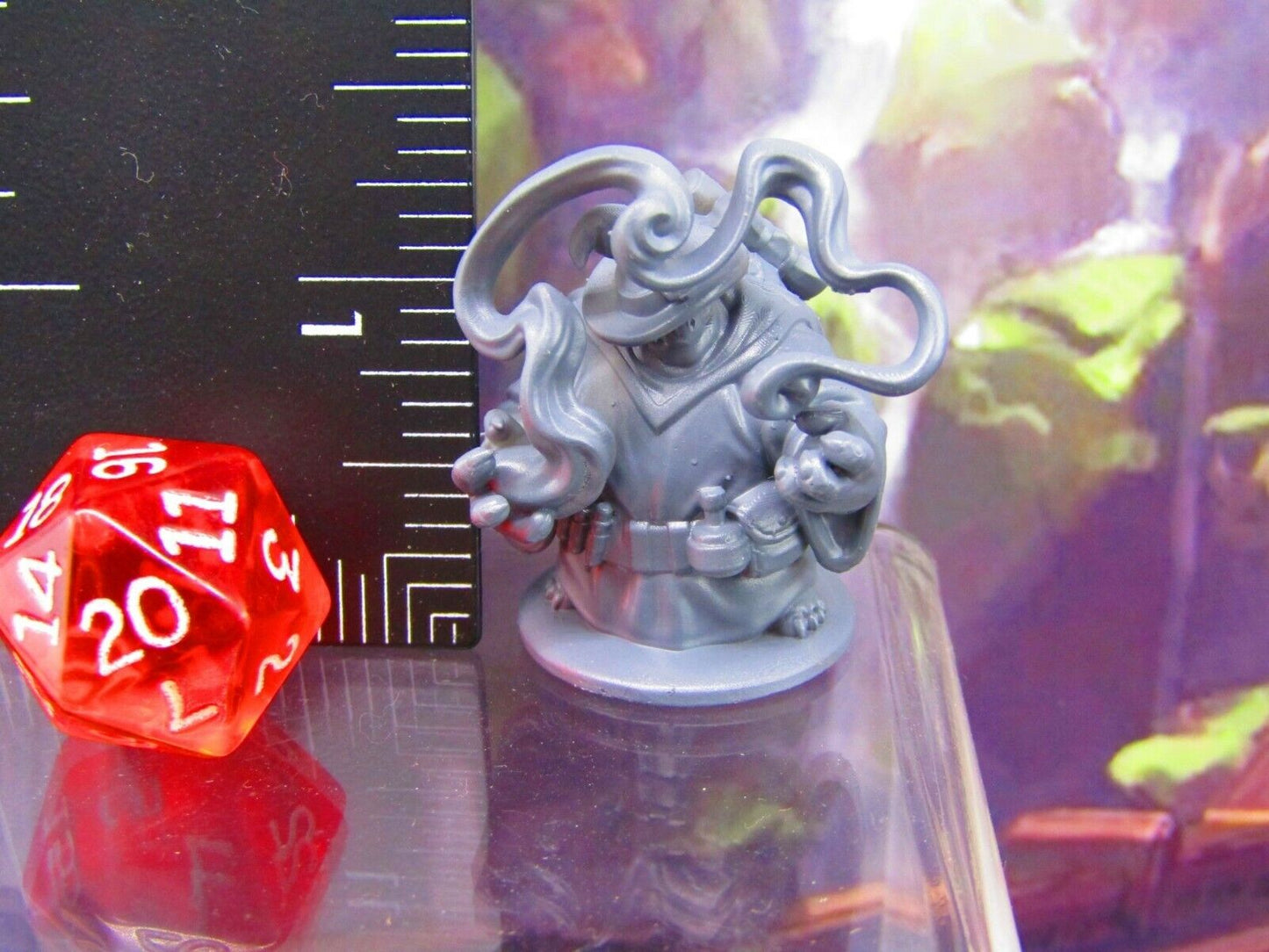 Tortle Wizard Turtle Man Race Mini Miniature Figure 3D Printed Model 28/32mm