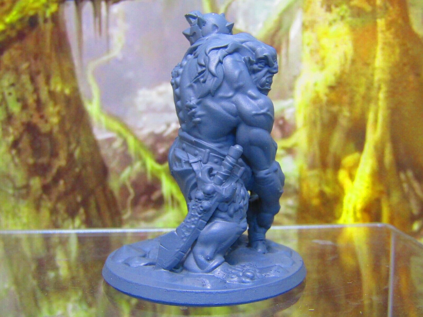 Troll Swinging Ball/Chain Mini Miniature Figure 3D Printed Model 28/32mm Scale