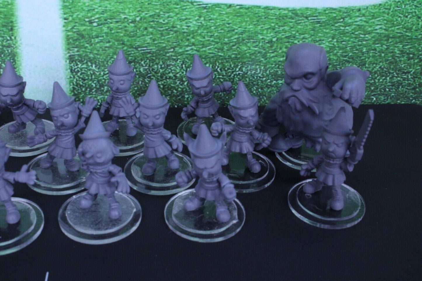 16pc Geppetto & Pinocchio Puppet Team Mini Tabletop Blood Fantasy Football Bowl