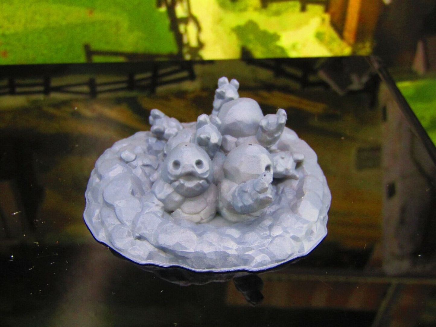 Clod People Nest Earth Elemental Dirt Folk Mini Miniature Model Character Figure