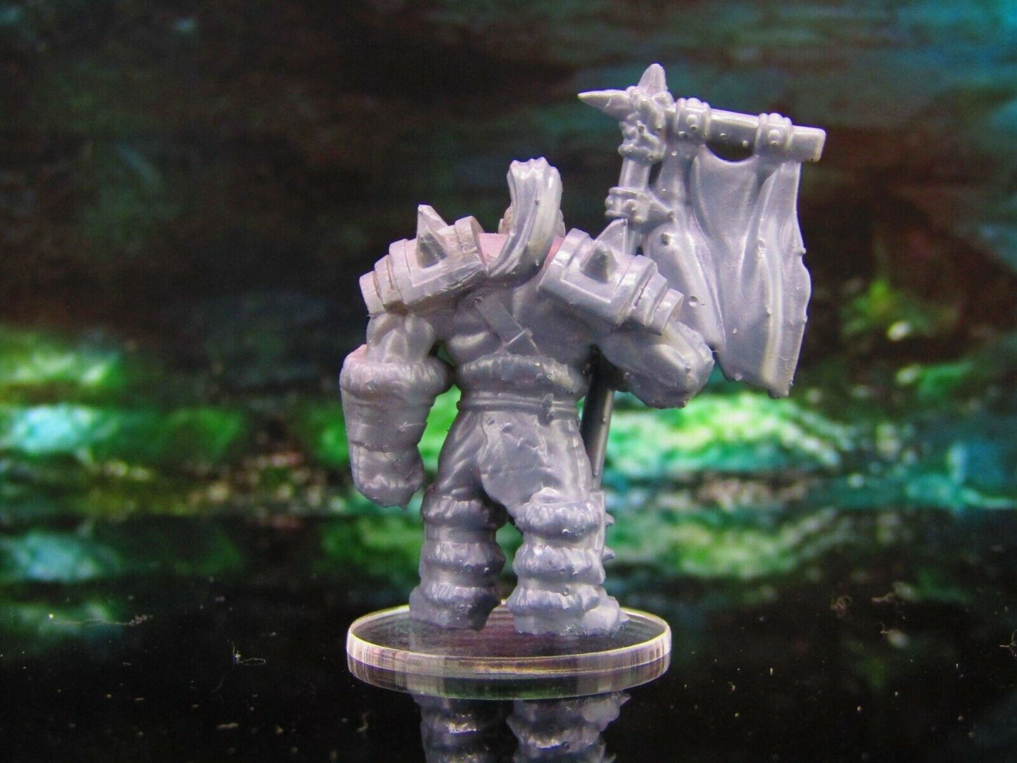 Orc Guard Soldier Bannerman Battle Flag Mini Miniature Model Character Figure