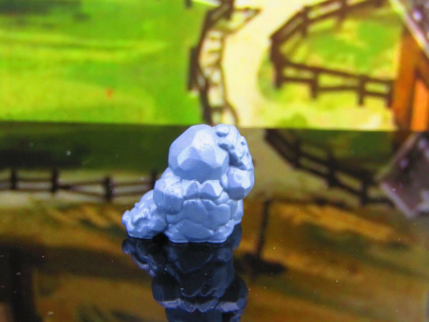 Stunned Sitting Clod Earth Elemental Dirt Folk Mini Miniature Model Character