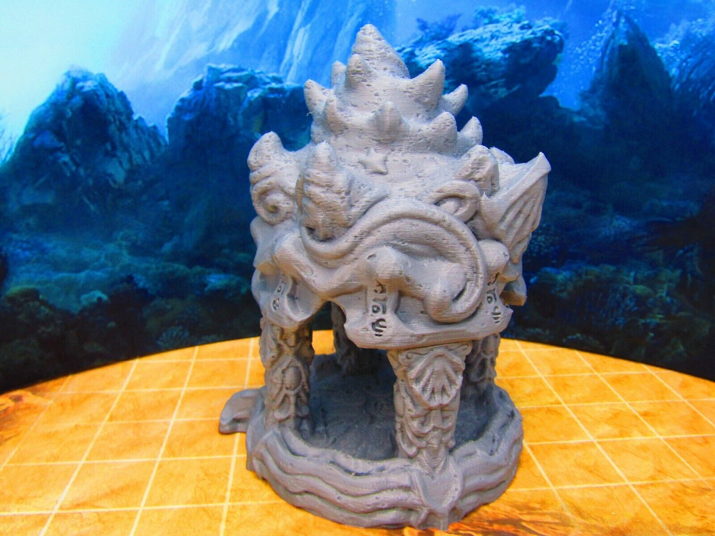 Merfolk Underwater City Altar Gazebo Building Scenery Scatter Terrain Props