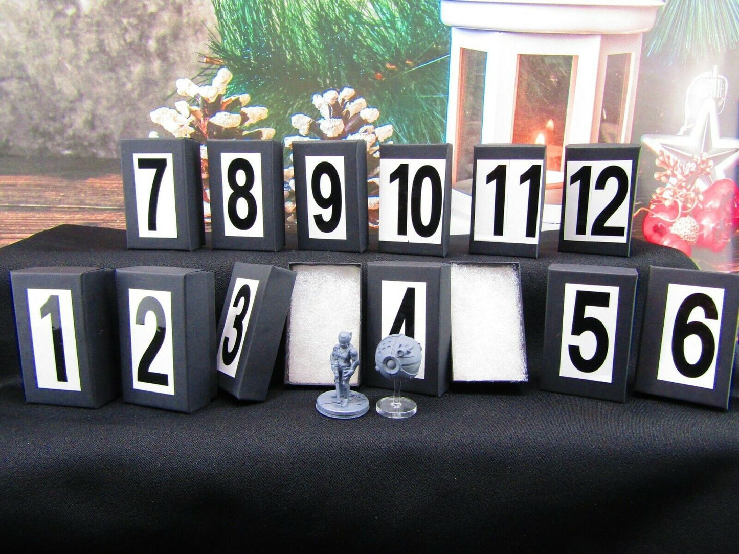 12 Days of Christmas Advent Calendar Sci Fi Minis Miniature Figures Set Model