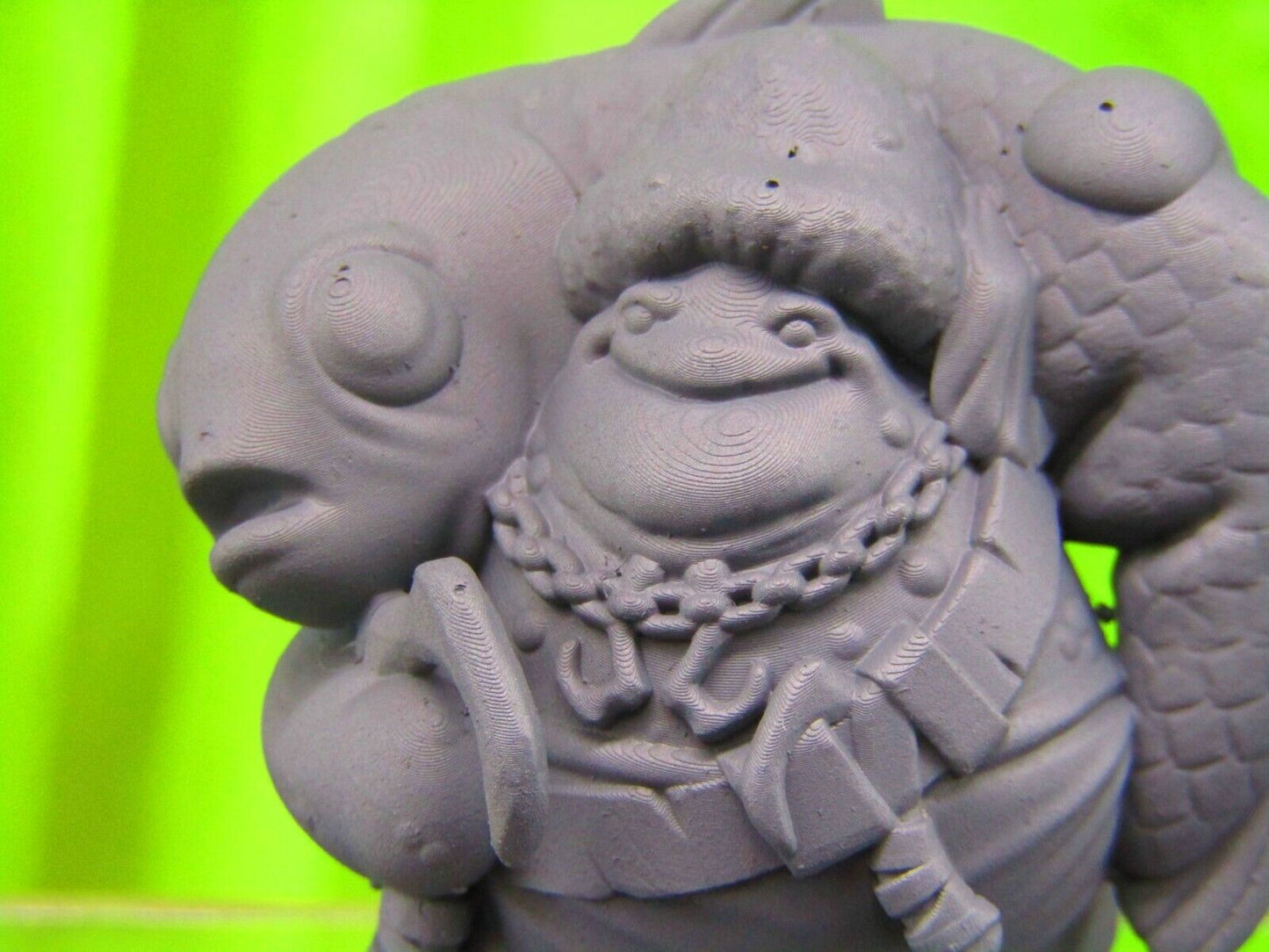 Shroomie Fisherman Mushroom Man Mini Miniatures 3D Printed Model 28/32mm Scale