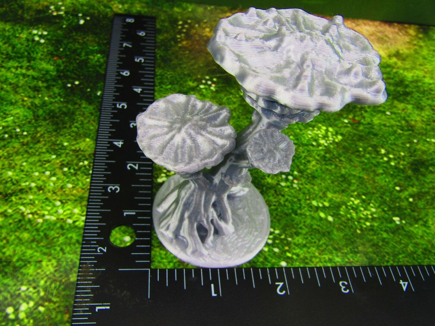 2 Pc Small Mushroom Trees Forest Set Scatter Terrain Scenery Mini Miniature