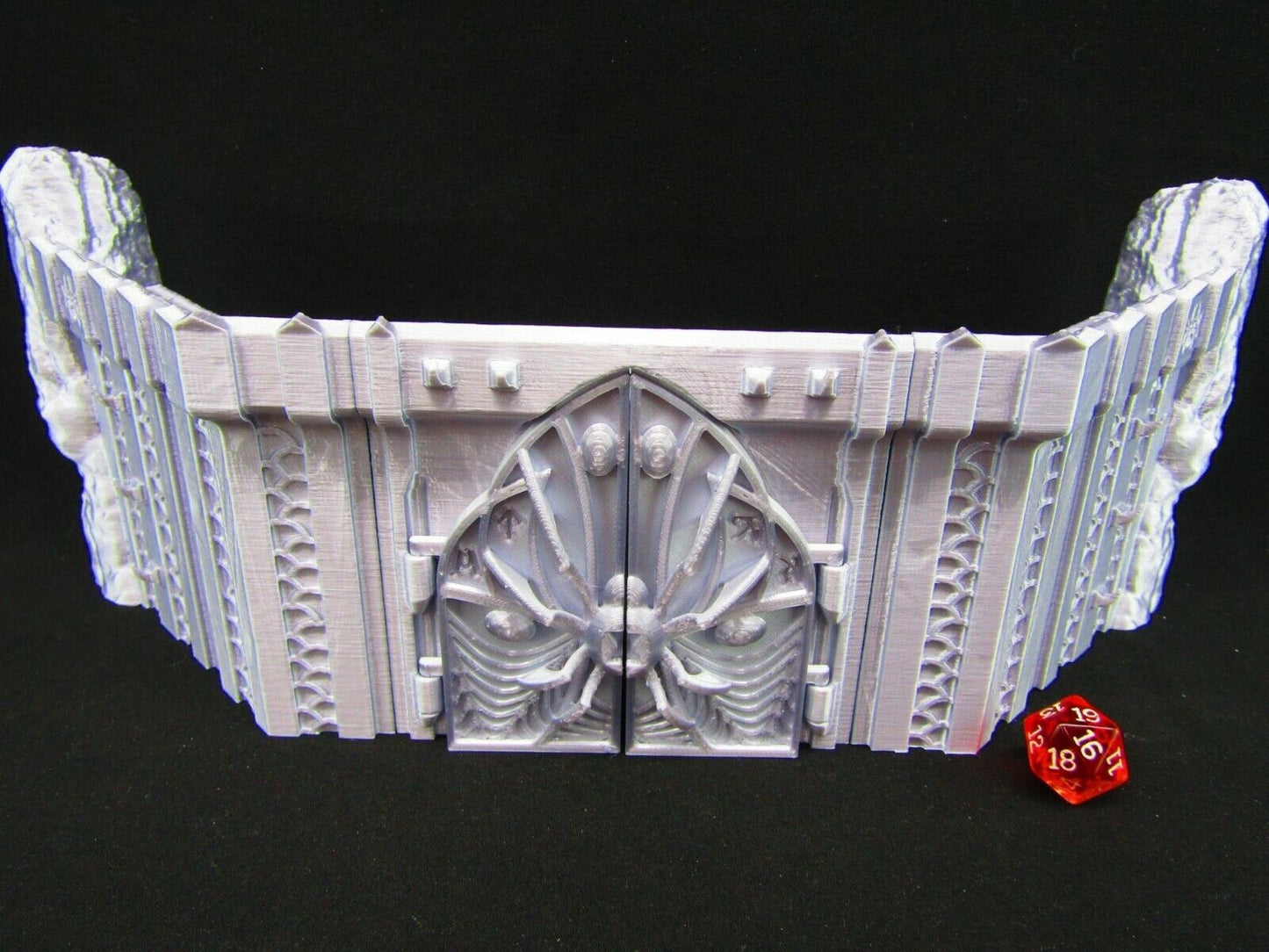 Small Fortress Walls Set Scatter Terrain Scenery 3D Printed Mini Miniature Model