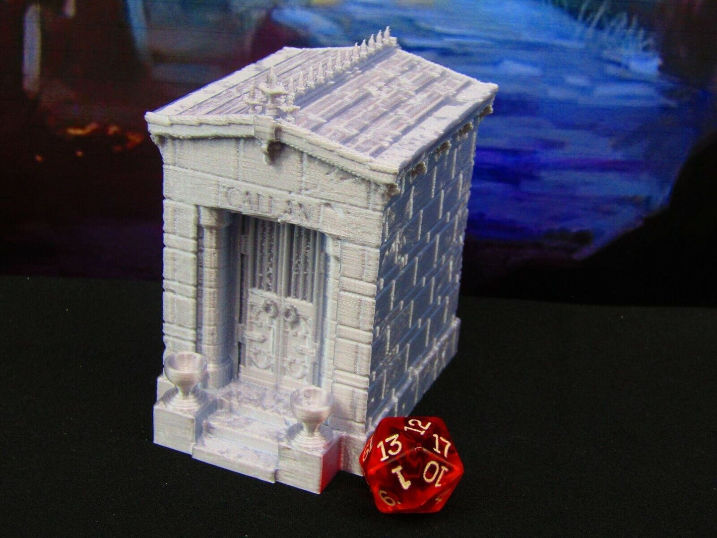 Small Tomb for Graveyard / Cemetery Scatter Terrain Scenery Tabletop Gaming