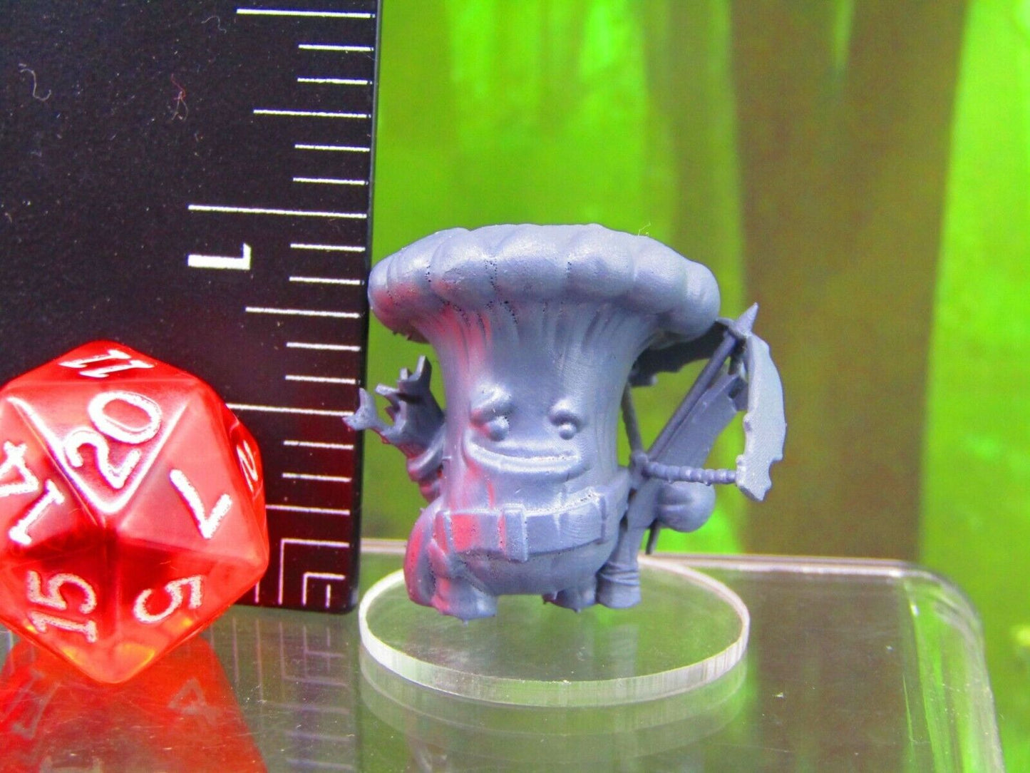 Shroomie Crossbowman Mushroom Men Myconid Fungus Folk Figures 3D Printed