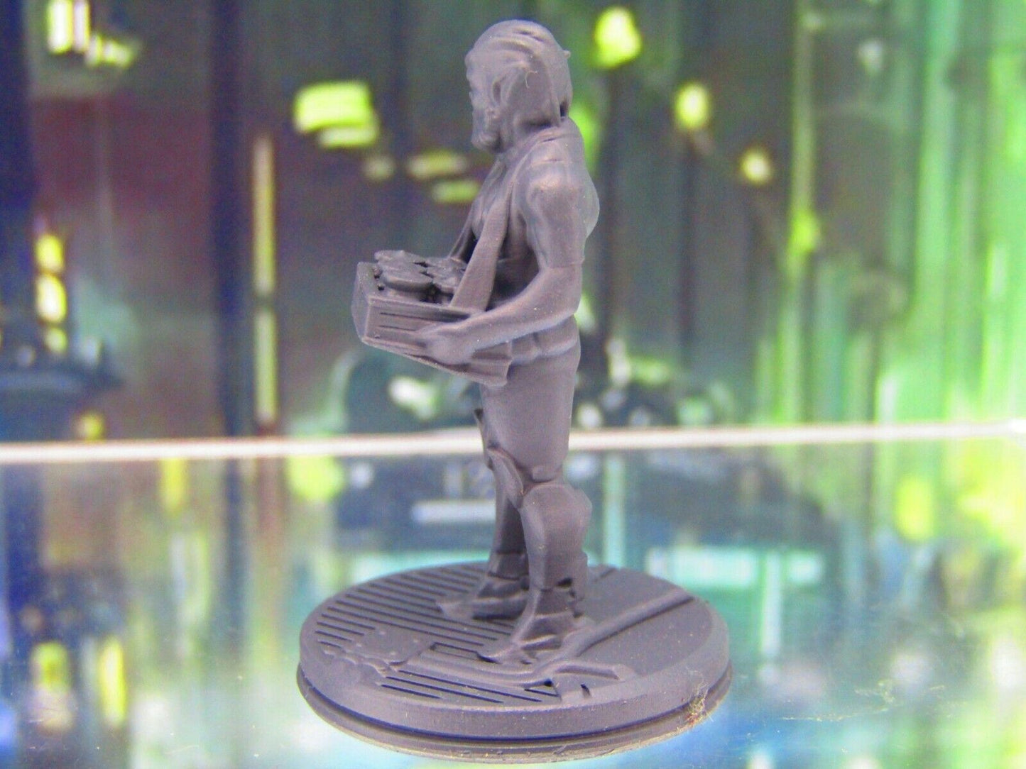 Alien Space Pub Night Club Food Vendor Mini Miniature Figure 3D Printed Model