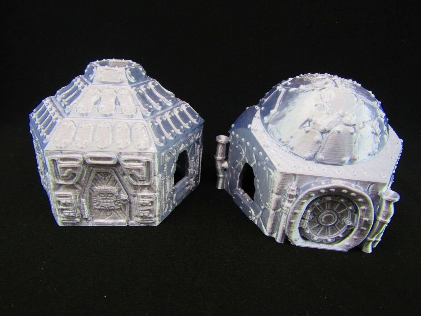 Dwarven Huts Houses Homes Scatter Terrain Scenery 3D Printed Mini Miniature