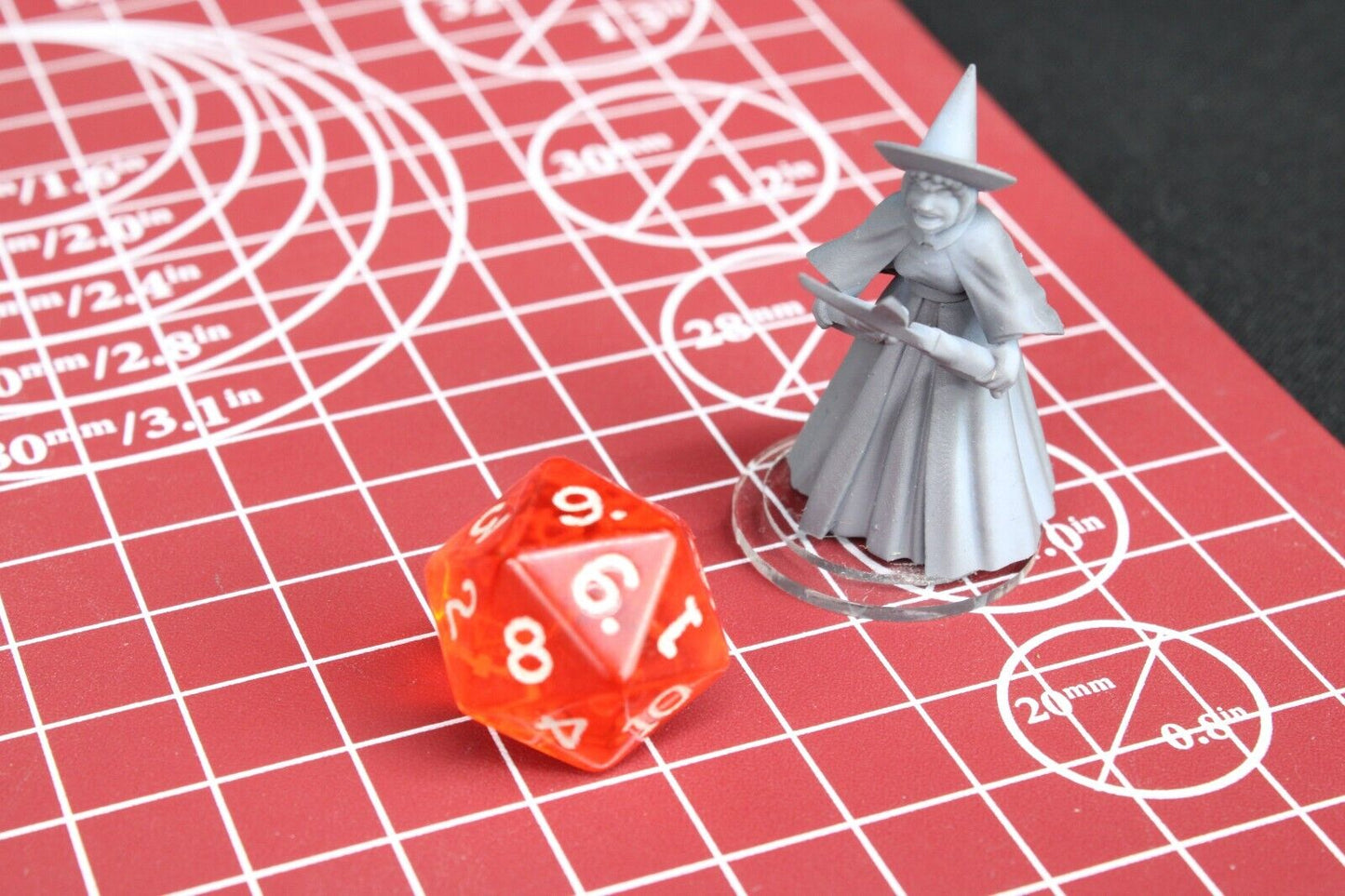 6pc Witches Linemen Blockers Mini Miniature Player Blood Fantasy Football Bowl