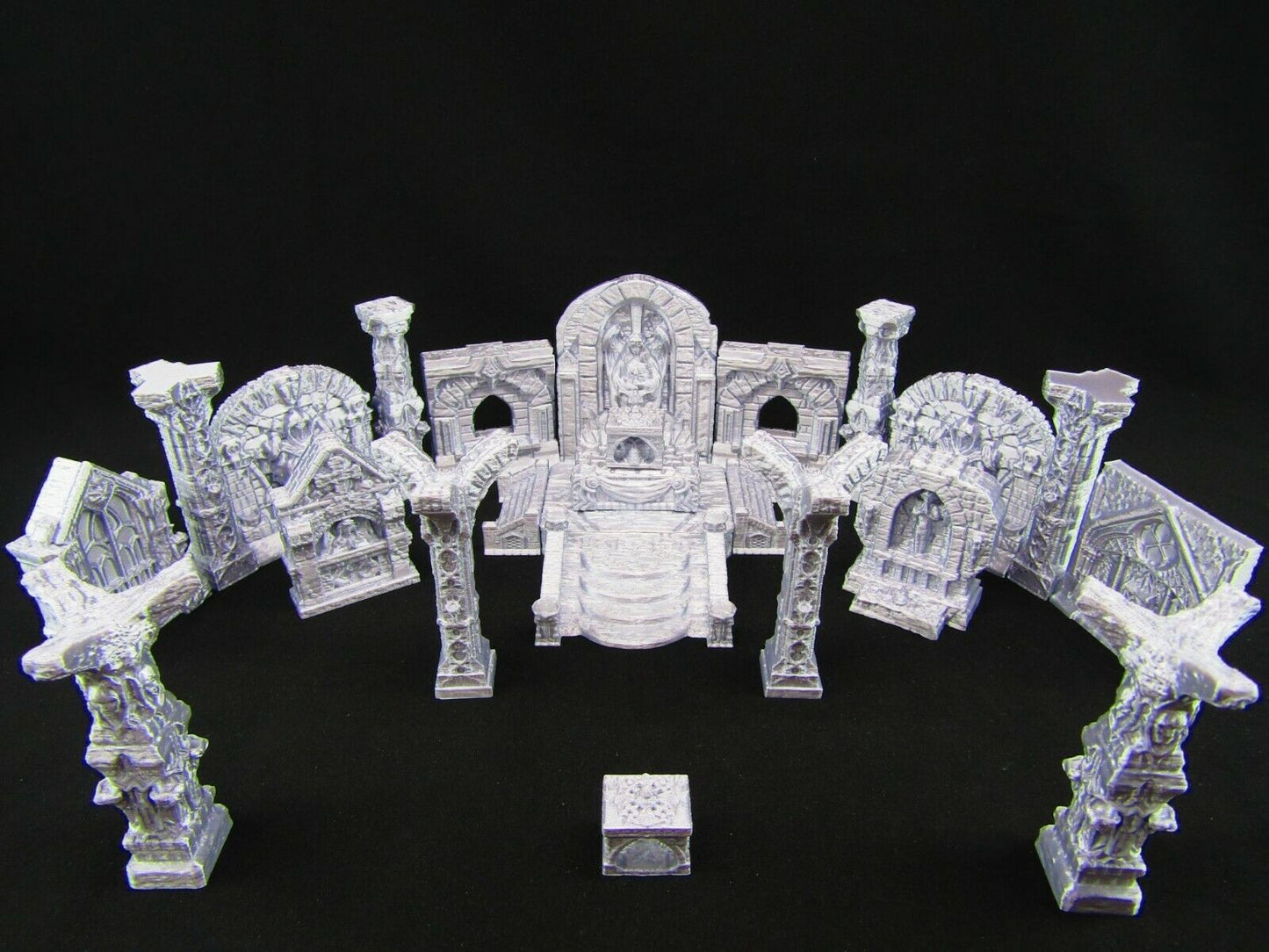 24pc Paladin Monastery Church Set Scatter Terrain Scenery 3D Printed Mini