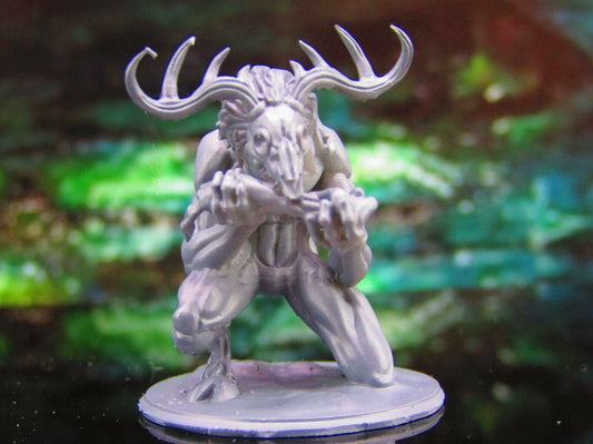 Wendigo Evil Spirit Cryptid Monster Pose B Mini Miniature Model Character Figure