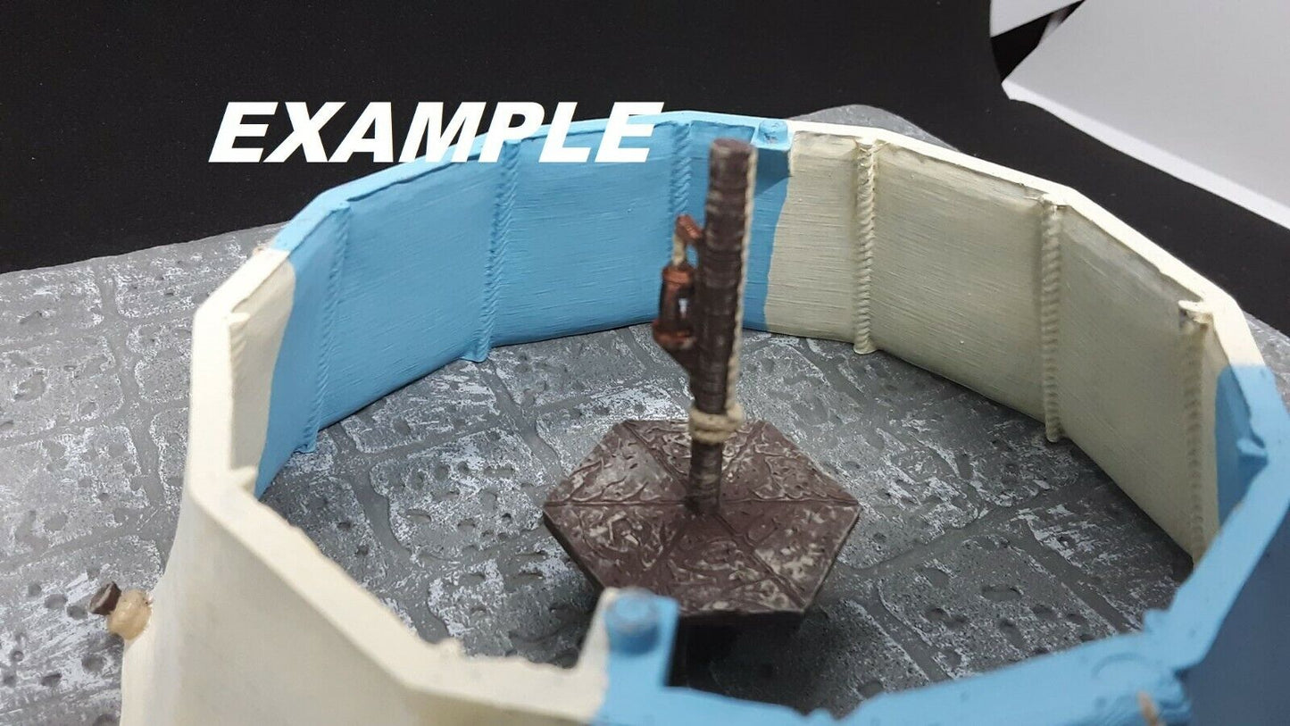 Tent Pavilion Removable Top Model Dungeons & Dragons Tabletop RPG Gaming 28mm